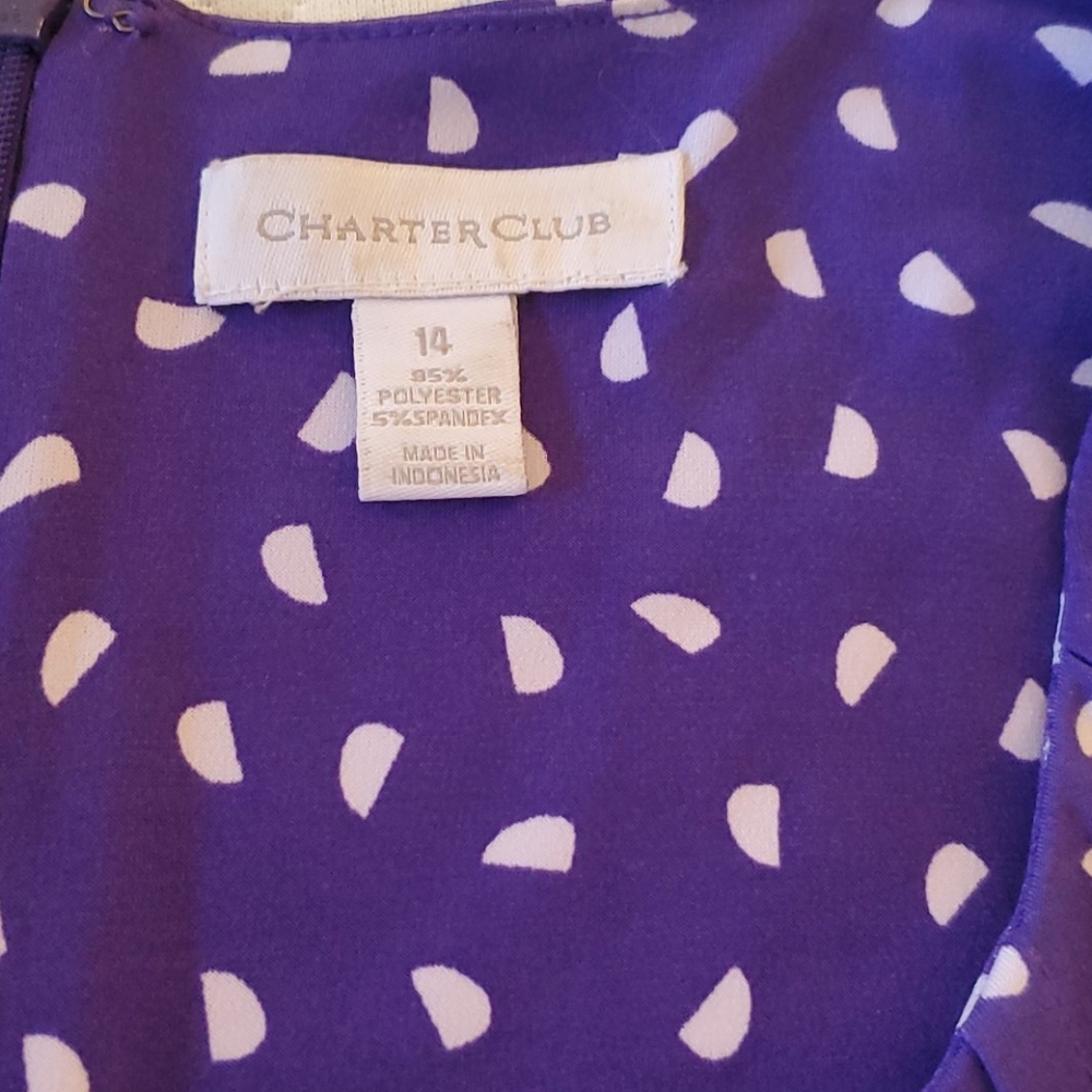 Fun Purple work dress - Picture 5 of 5
